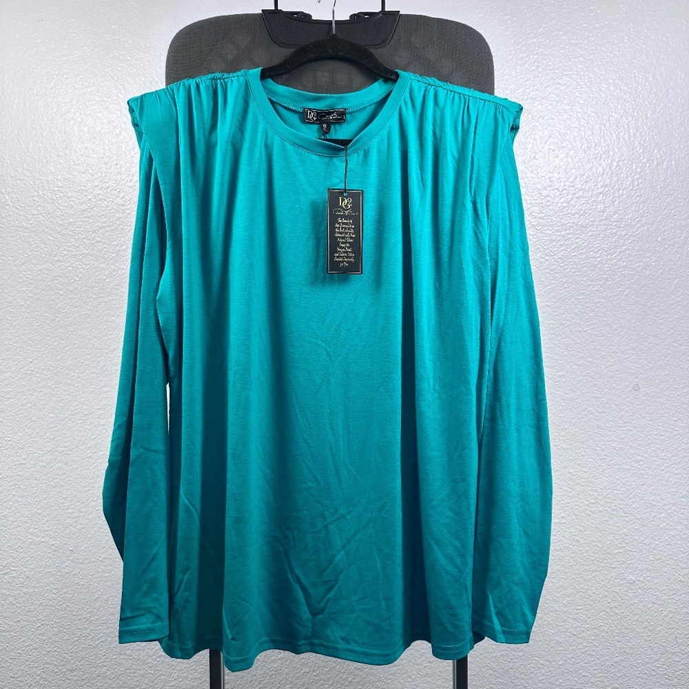 Kathy Ireland Women’s Long Sleev‎ Top Size 1X